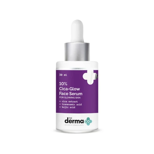 The Derma Co 10% Cica-Glow Face Serum with Tranexamic Acid & Kojic Acid - 30ml