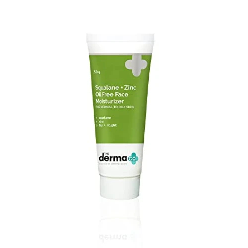 The Derma Co. Squalane + Zinc Oil-free Daily Face Moisturizer (50g)