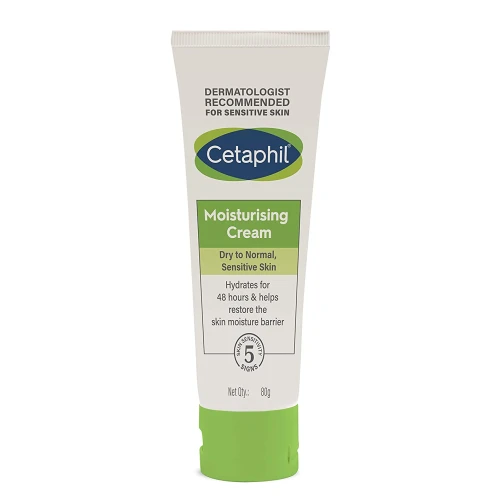 Cetaphil Moisturising Cream for Face & Body , Dry to Normal, Sensitive skin - 80 gm