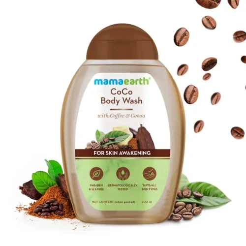 Mamaearth CoCo Body Wash with Coffee & Cocoa for Skin Awakening – 300 ml