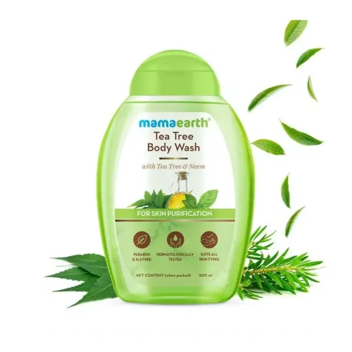 Mamaearth Tea Tree Body Wash with Tea Tree & Neem for Skin Purification – 300 ml