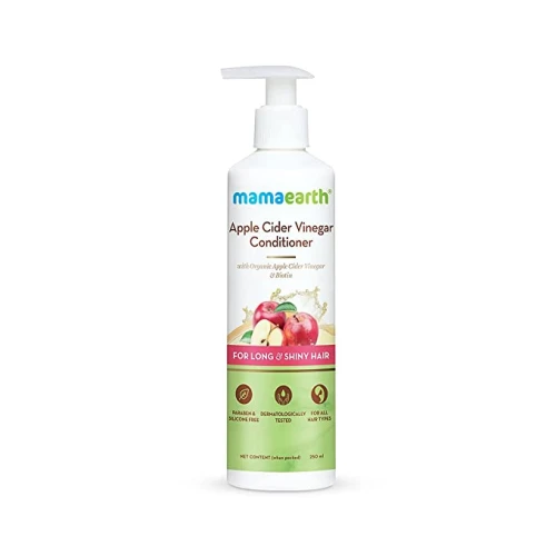 Mamaearth Apple Cider Vinegar Conditioner with Organic Apple Cider Vinegar & Biotin for Long & Shiny Hair – 250ml