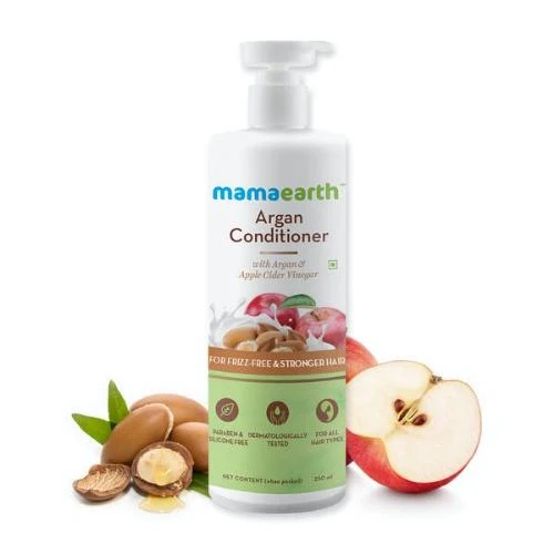 Mamaearth Argan Conditioner with Argan & Apple Cider Vinegar for Frizz-Free and Stronger Hair - 250ml