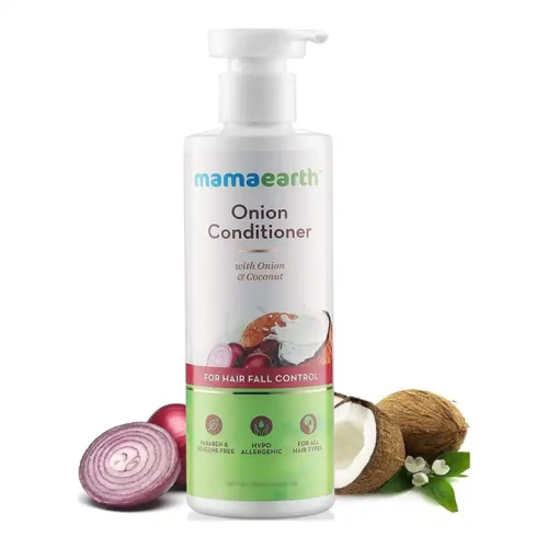 Mamaearth Onion Conditioner for Hair Growth & Hair Fall Control with Onion & Coconut, 400ml
