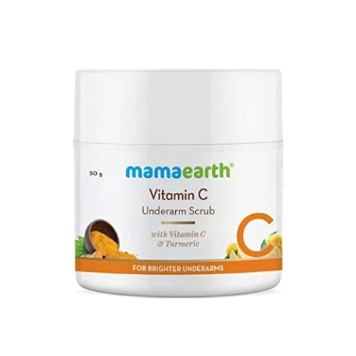 Mamaearth Vitamin C Underarm Scrub with Vitamin C and Turmeric for Brighter Underarms – 50 g