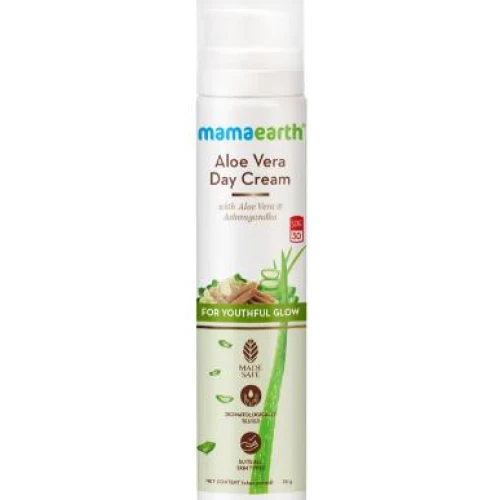 Mamaearth Aloe Vera Day Cream with SPF 30 With Aloe Vera & Ashwagandha 50gm