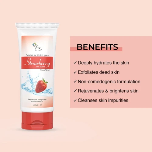 Fixderma vitamin C Strawberry facewash - 60g