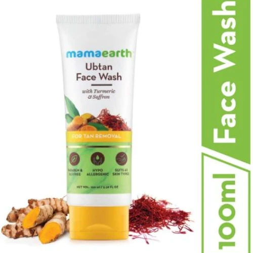 Mamaearth Ubtan Facewash for Tan Removal 100ml