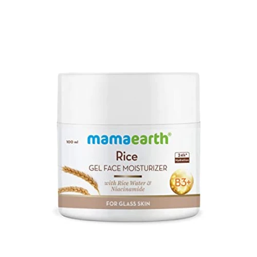 Mamaearth Rice Gel Face Moisturizer With Rice Water & Niacinamide for Glass Skin - 100 ml