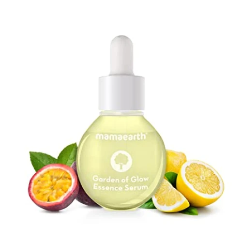 Mamaearth Garden Of Glow Essence Face Serum For Glowing Skin, With Vitamin C & Passion Fruit For Skin Illumination, 30ml