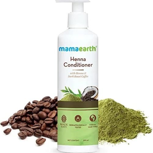Mamaearth Henna Conditioner, for Grey Hair, with Henna and Deep Roast Coffee for Premature Greying – 250 ml