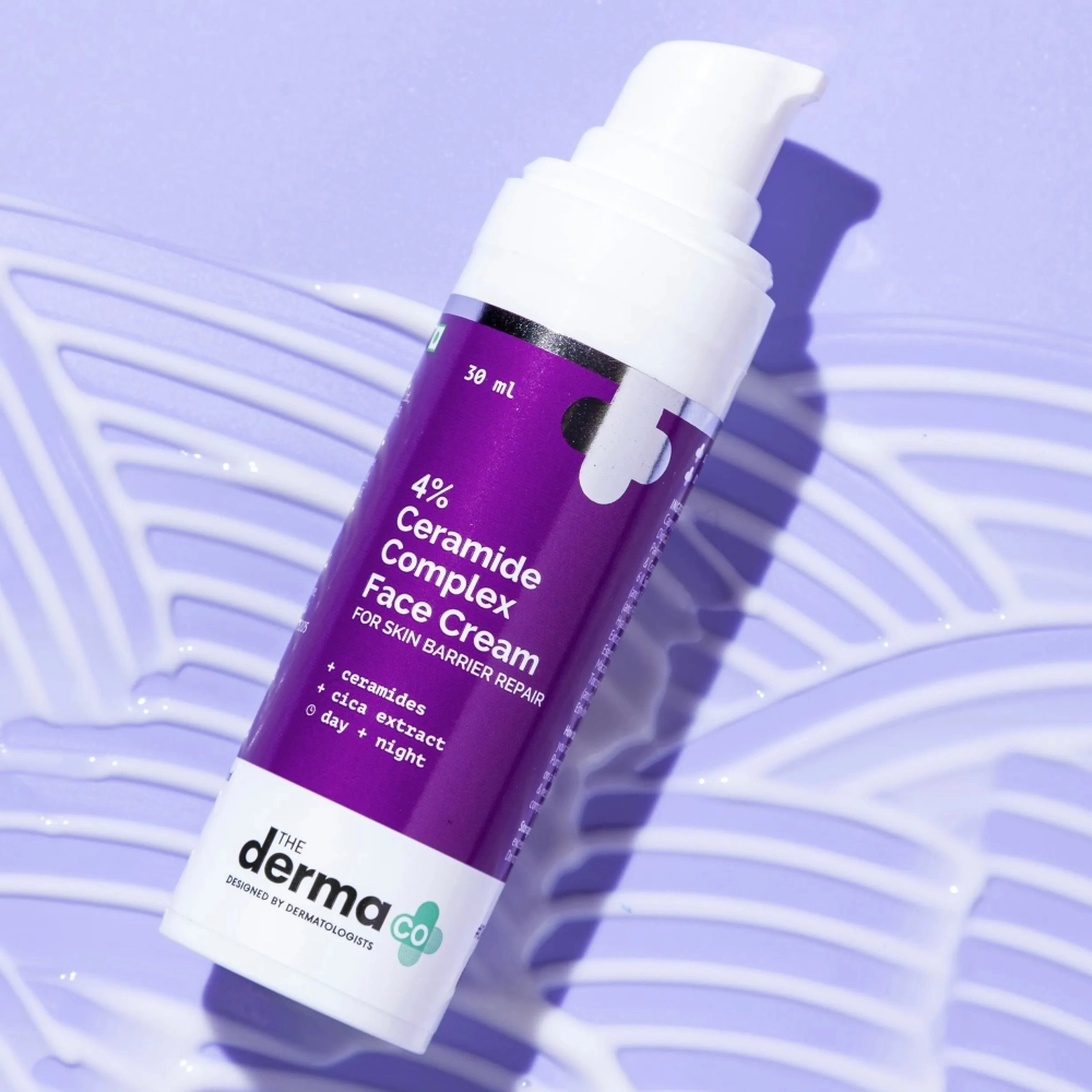 The Derma Co 4% Ceramide Complex Face Cream With Ceramides & Cica For Skin Barrier Repair - 30ml