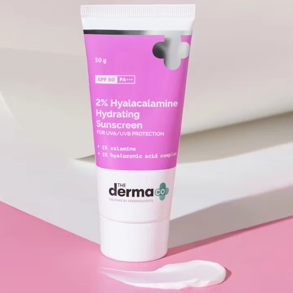 The Derma Co. 2% Hyalacalamine Hydrating Sunscreen