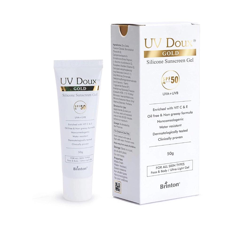 UV Doux Gold SPF 50 - 50gm Tube