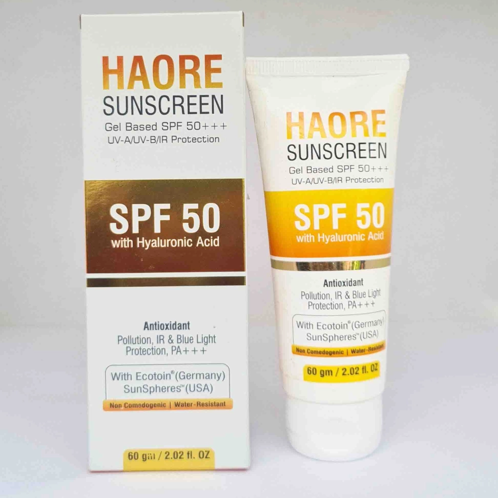 Haore Sunscreen Gel Spf 50+++ 60gm