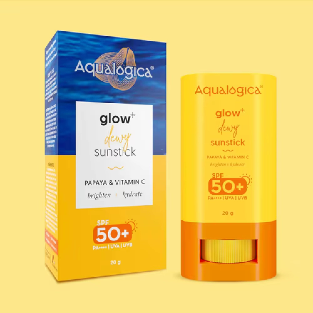 Aqualogica Glow+ Dewy Sunstick with Papaya & Vitamin C 20g