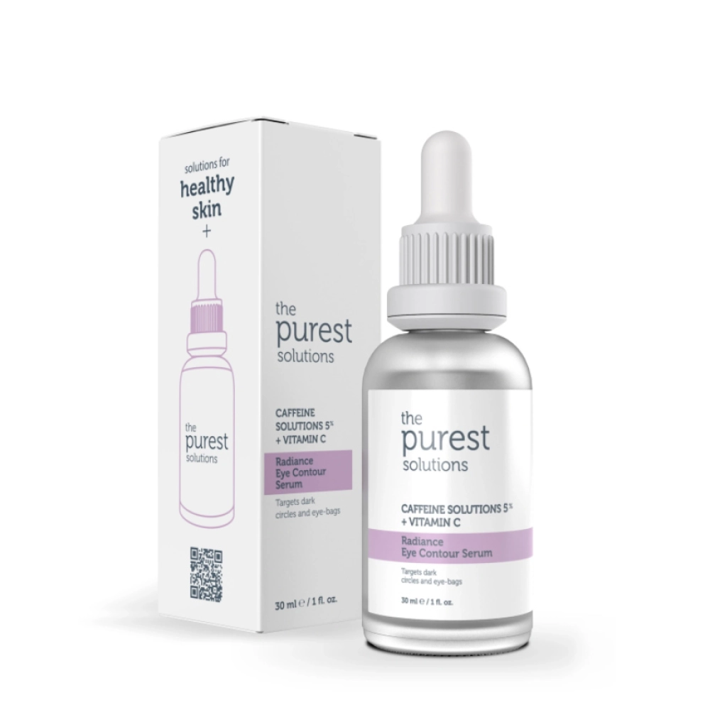 The Purest Solutions Caffeine 5% + Vitamin C Radiance Eye Contour Serum 30ml