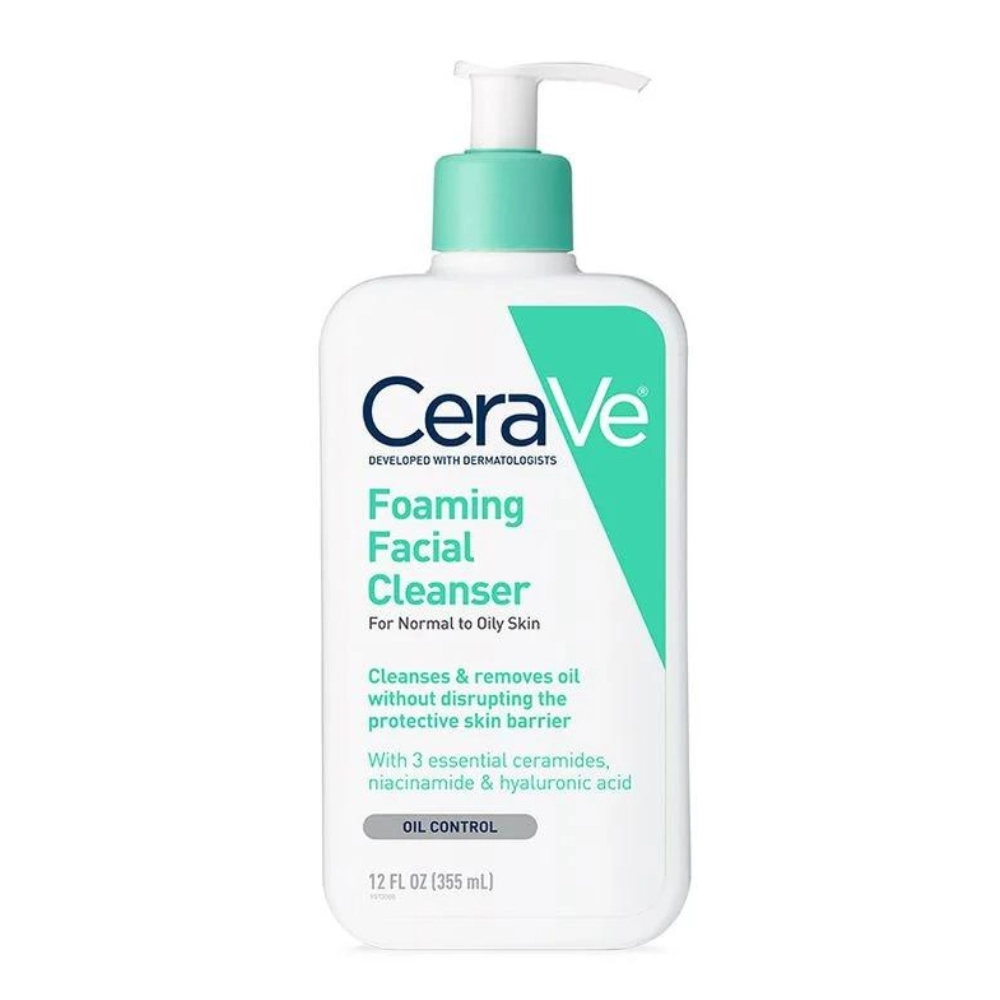 CeraVe Foaming Facial Cleanser for Normal to Oily Skin 355ml