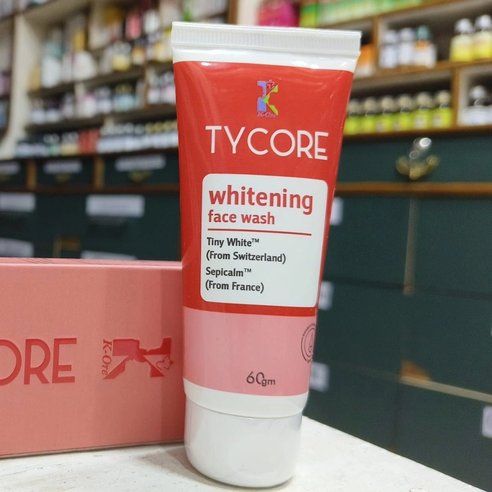 Tycore whitening face wash 60g