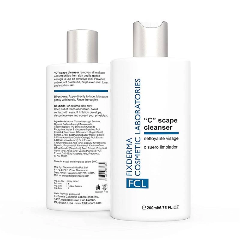 Fixderma FCL "C" Scape Cleanser (200 ml)