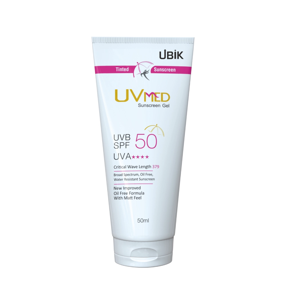 UVmed Suncreen Gel SPF 50 Oil Free with Matt feel UVA++++ 50ml