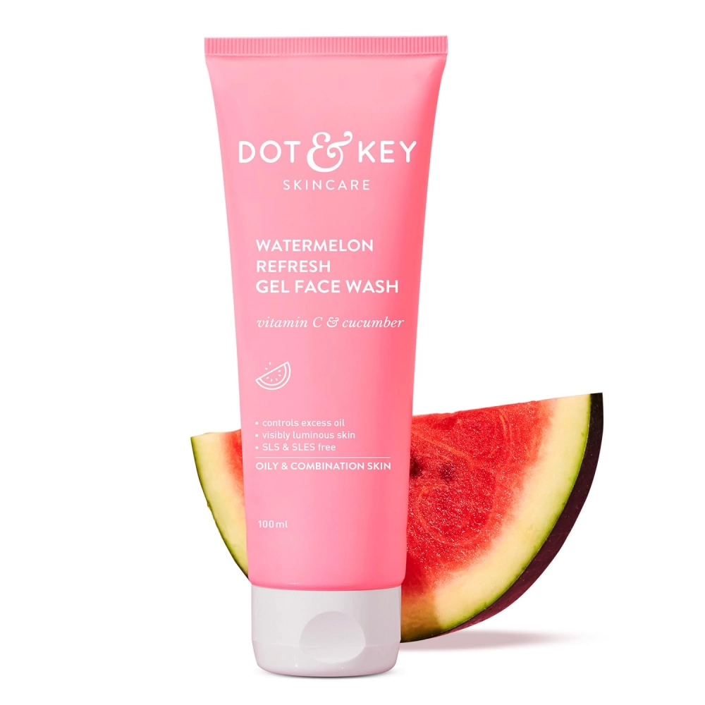 Dot & Key Watermelon Super Glow Gel Face Wash With Vitamin C & Cucumber 100ml