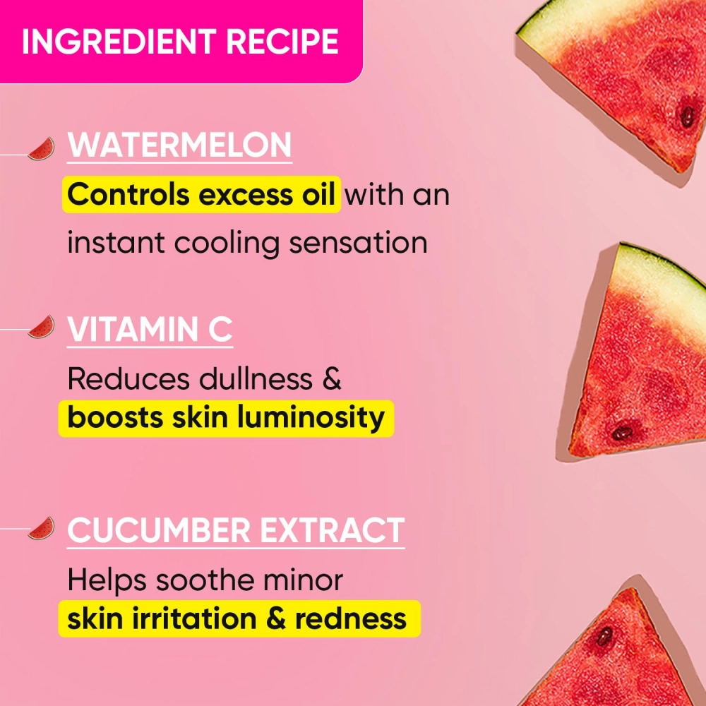 Dot & Key Watermelon Super Glow Gel Face Wash With Vitamin C & Cucumber 100ml