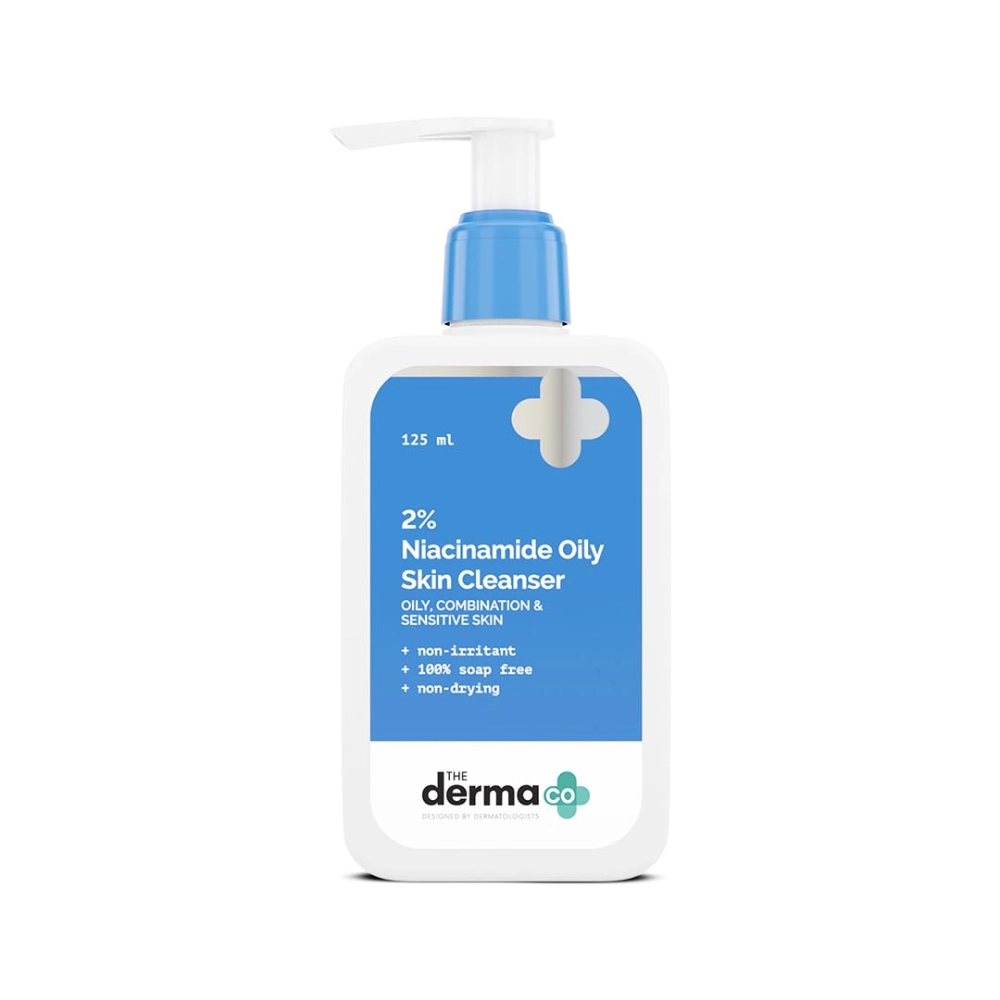 The Derma Co. 2% Niacinamide Oily Skin Cleanser For Sensitive, Oily & Combination Skin-125ml