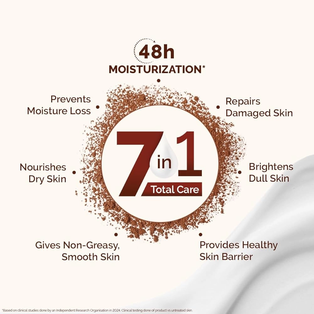 Mamaearth Cocoa Rich Moisturizing Body Lotion with Cocoa Butter & Vitamin E for Deep 48H Moisturization 400ml