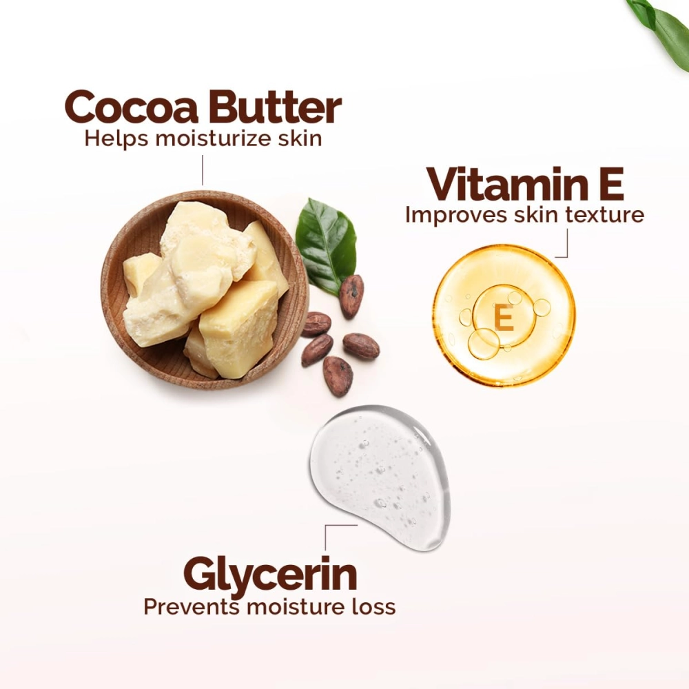 Mamaearth Cocoa Rich Moisturizing Cream with Cocoa Butter & Vit E for Deep Nourishment - 200g