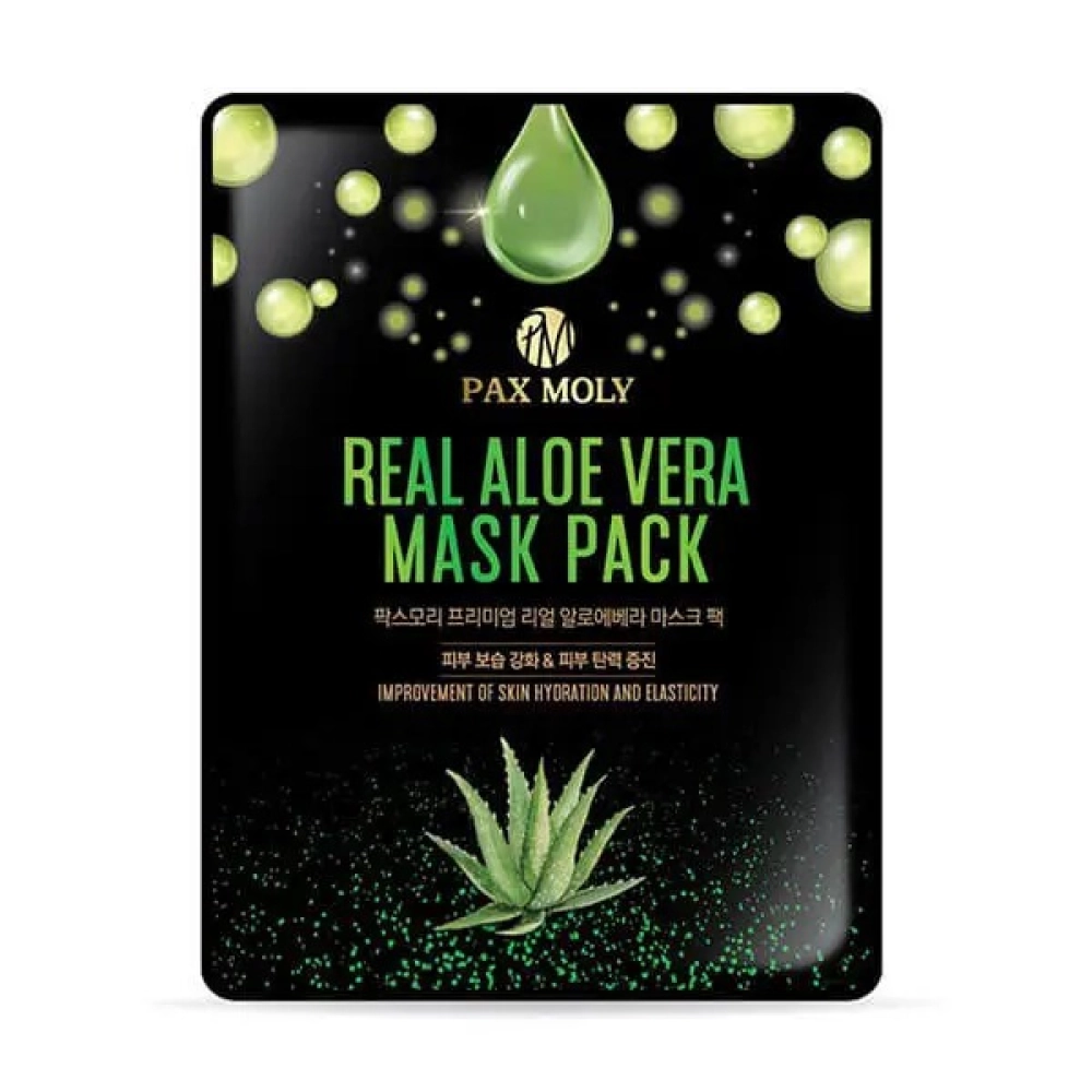 Pax Moly Real Aloevera Sheet Mask Pack 25ml