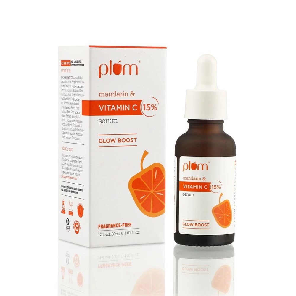 Plum 15% Vitamin C Serum for Face with Mandarin - 30ml