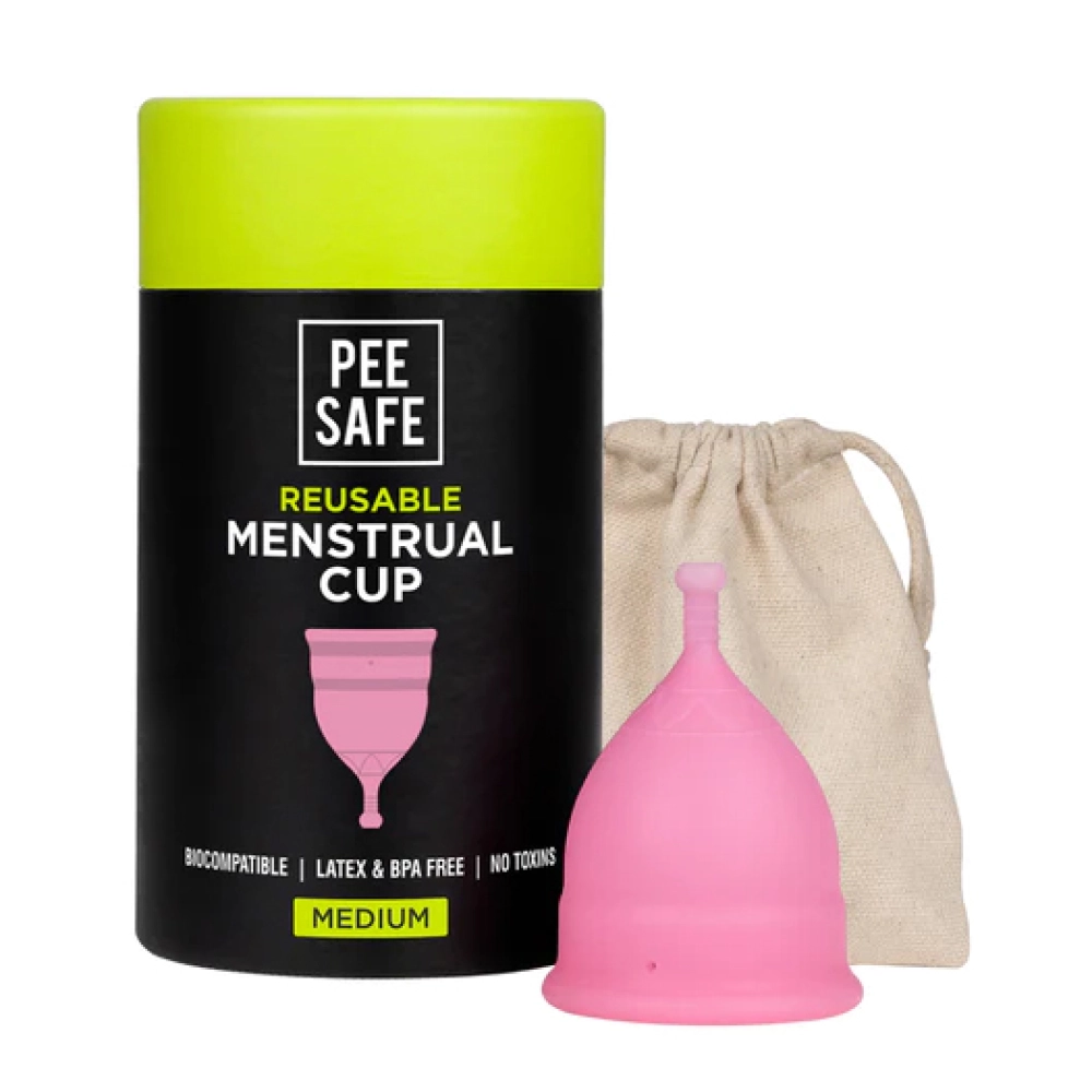 PEE SAFE Reusable Menstrual Cup – Medium - 18 Years & Above (Have Not Given Birth Vaginally)
