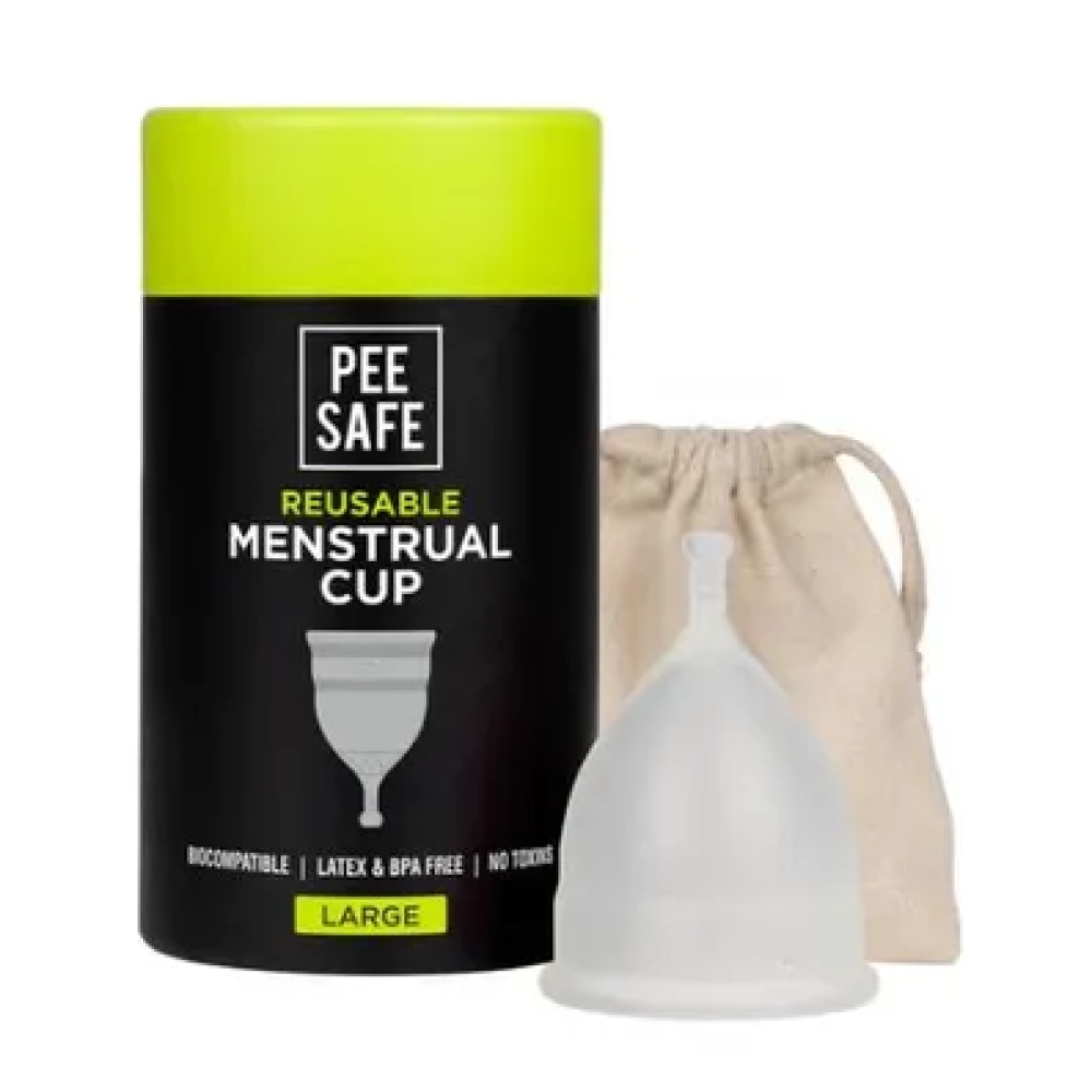 PEE SAFE Reusable Menstrual Cup – Large - 18 Years & Above (Have Given Birth Vaginally)