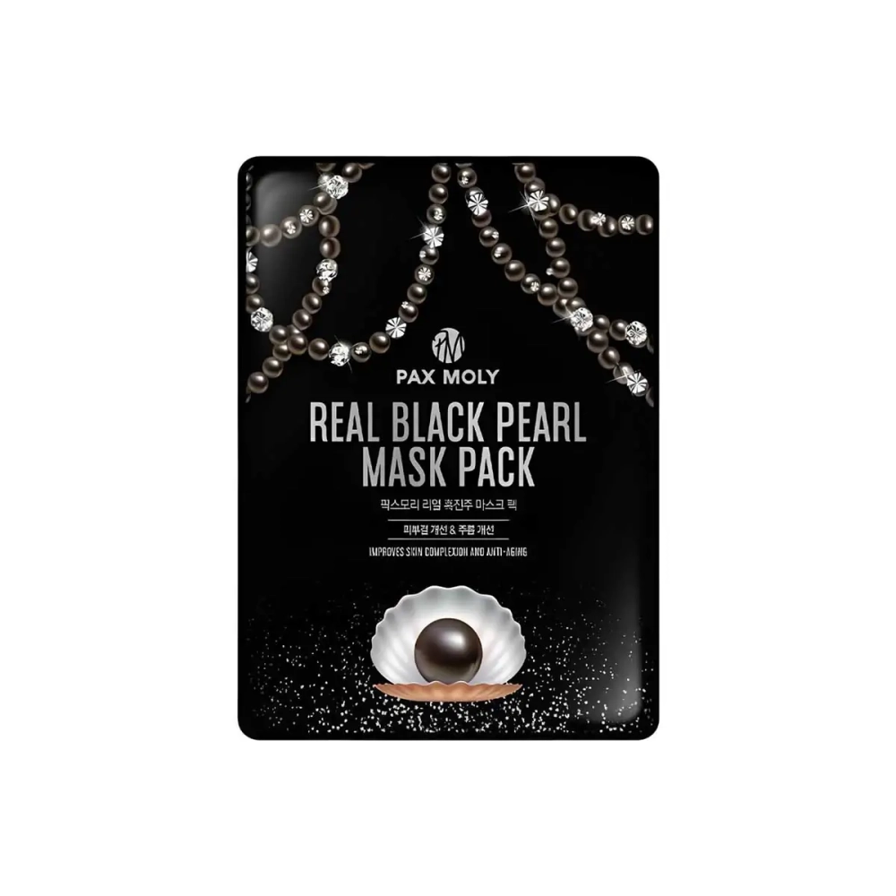 Pax Moly Real Black Pearl Sheet Mask Pack 25ml