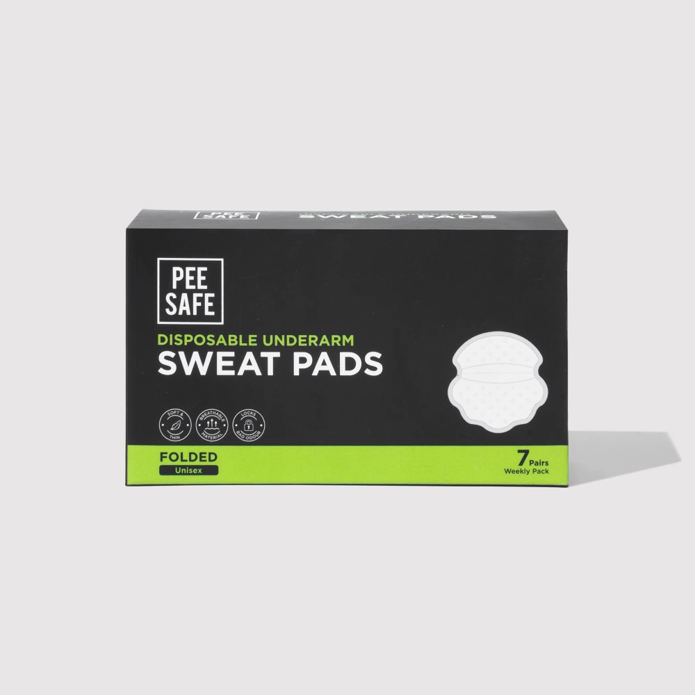 PEE SAFE Disposable Underarm Sweat Pads (Folded) - Pack of 7