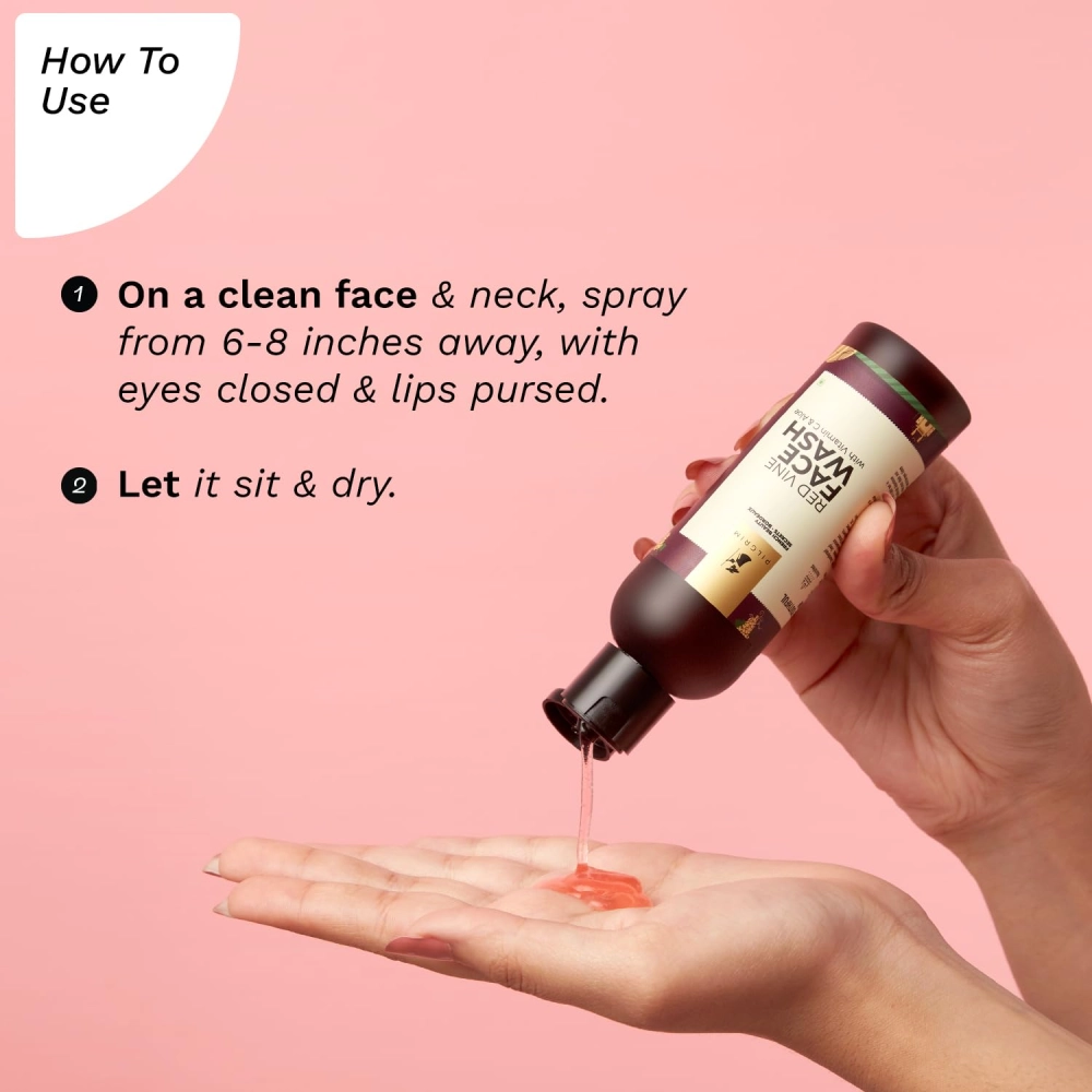 Pilgrim Red Vine Face Mist & Toner With Niacinamide & Aloe 100ml