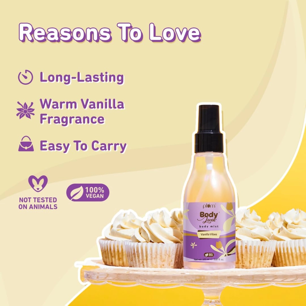 Plum BodyLovin Vanilla Vibes Body Mist 100ml