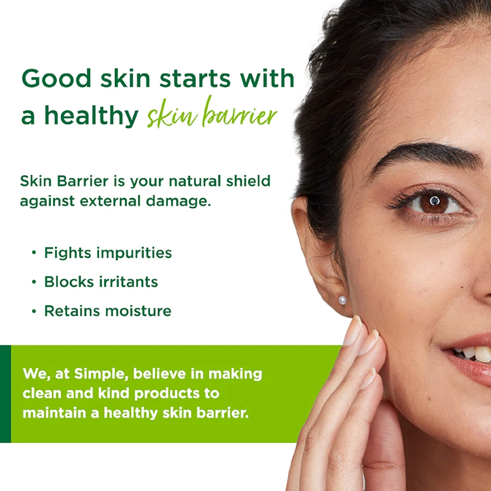 Simple Refreshing Facial Wash Kind to Skin 100% Soap Free 150ml