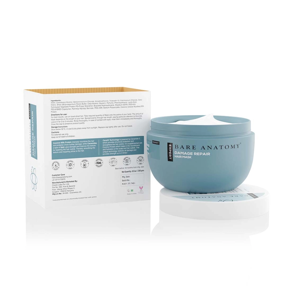 Bare Anatomy Damage Repair Hair Mask 250gm