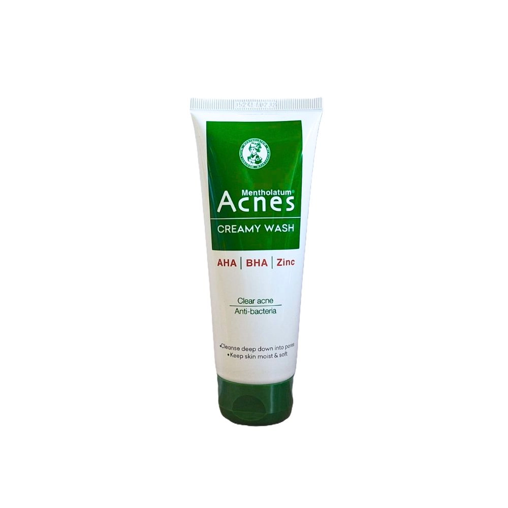 Acnes Trio Activ Creamy Wash, Clear Acne and Anti Bacteria 100gm