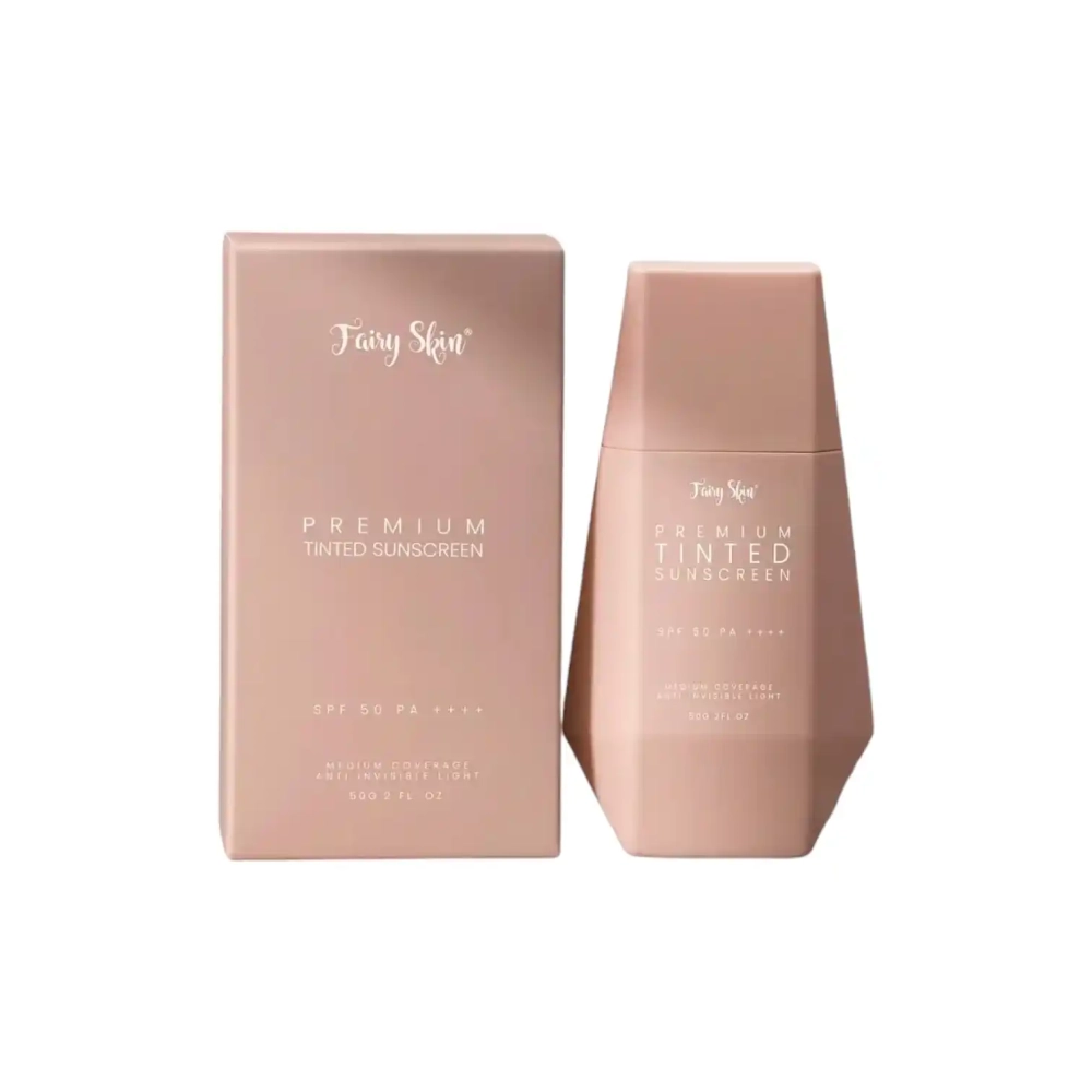 Fairy Skin Premium TINTED Facial Sunscreen Cream SPF50 PA++++50g