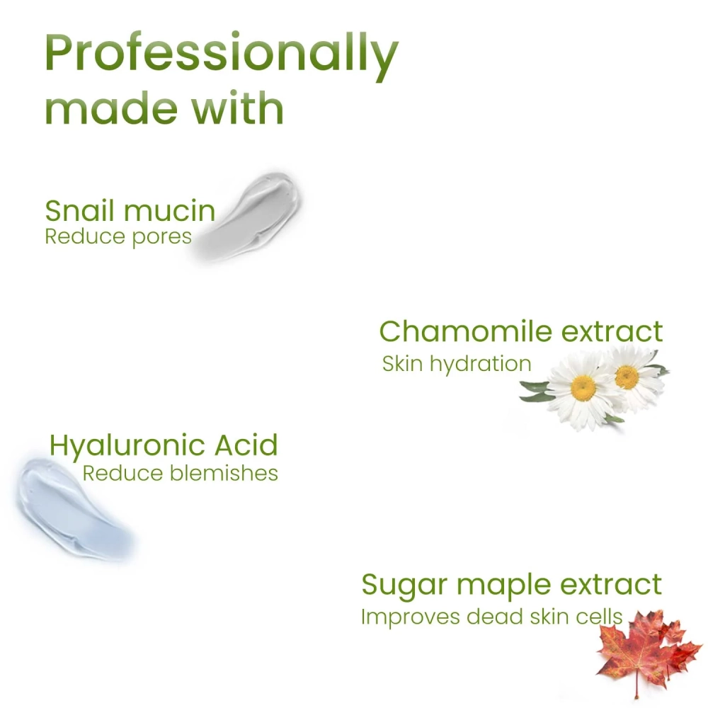 O3+ Snail Mucin Instant Glass Sheet Mask