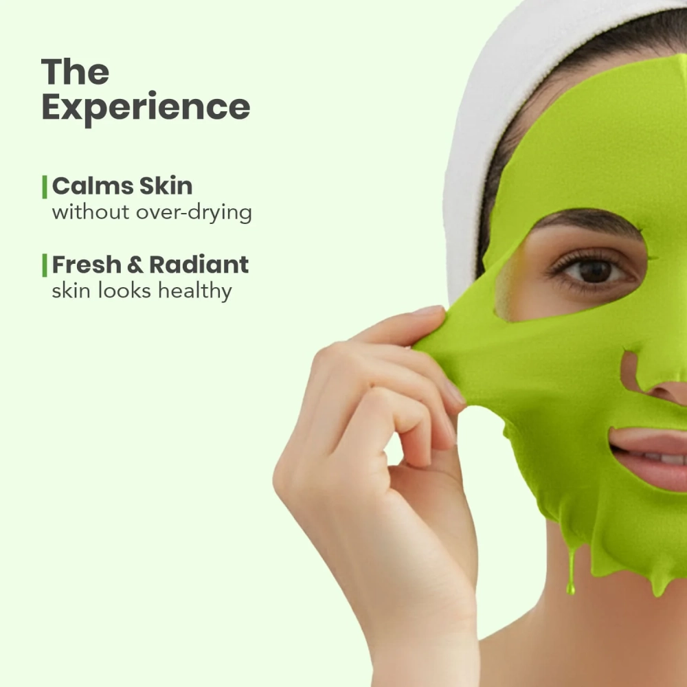 O3+ Ci-Calm Glow Sensitive Skin Sheet Mask with Cica Leaf Extract & Ceramide for Barrier Repair & Anti Redness