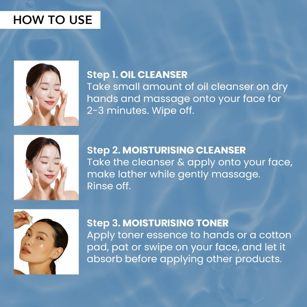 O3+ Korea Glass Glow Facial Kit With Birch Tree Sap & Hyaluronic Acid - Ideal For Dry Skin