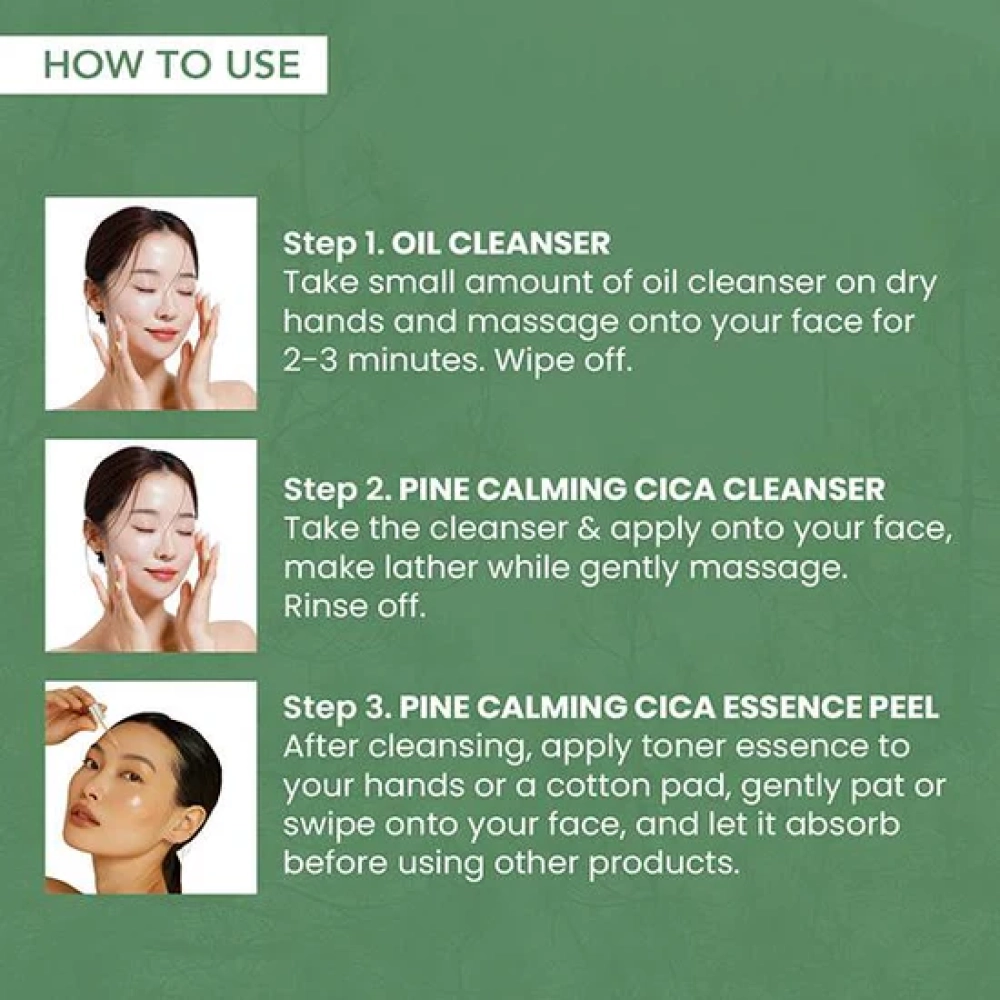 O3+ Mijoo Korea Glass Glow Facial Kit with Pine Cica & Snail Mucin - Ideal for Combination Skin