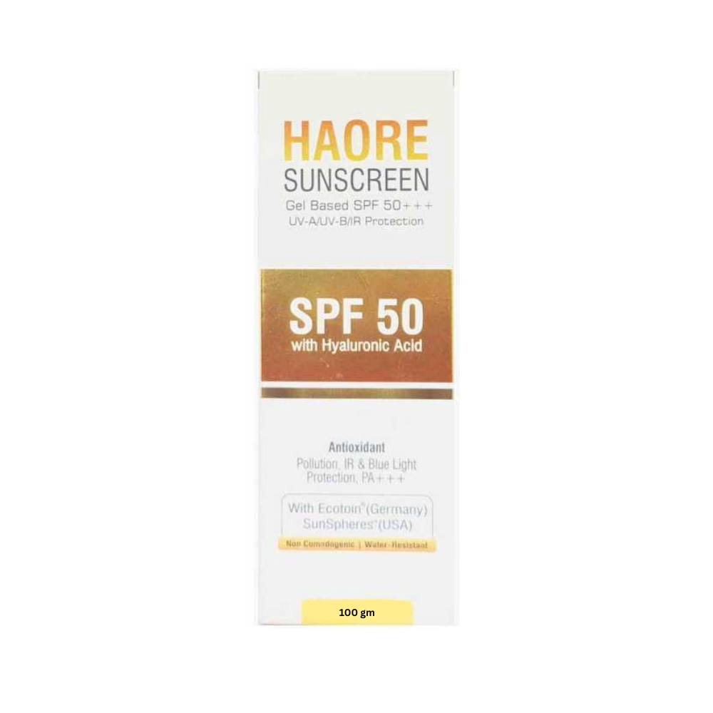 Haore Sunscreen Gel Spf 50+++ 100gm